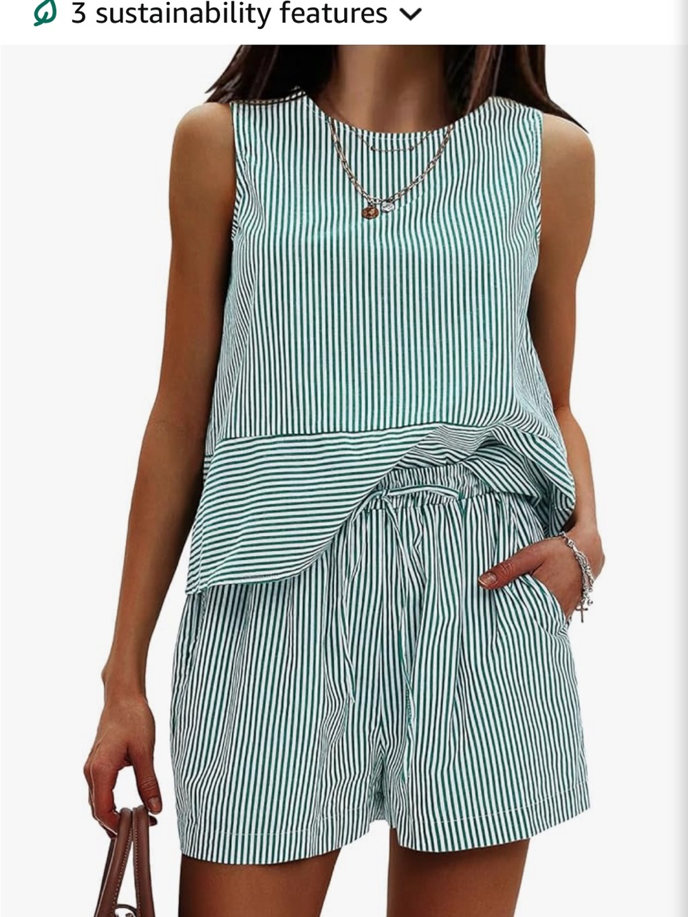 Striped Cotton Summer Set